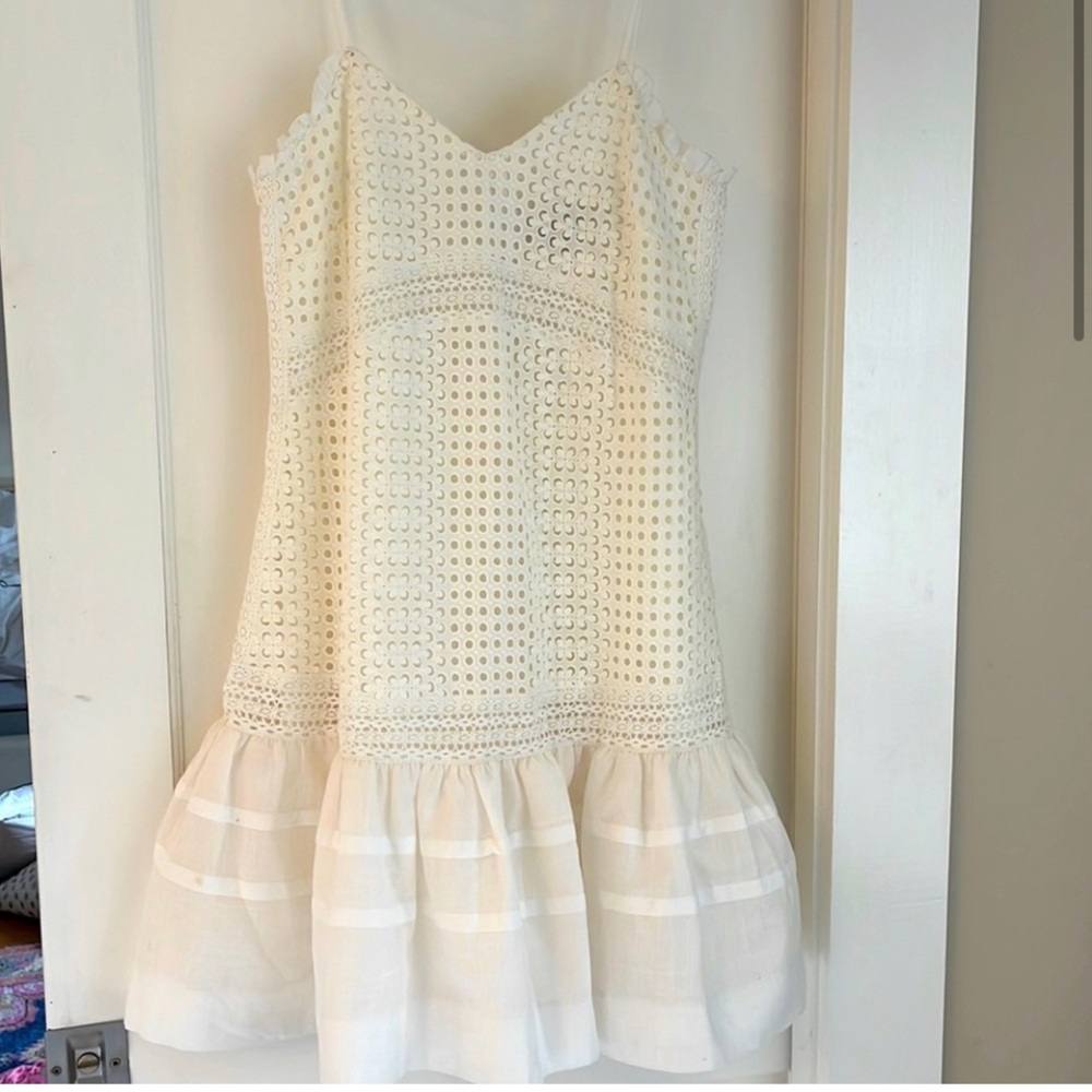 J. Crew Cream Lace Mini Dress size 000 fits like a xs/s